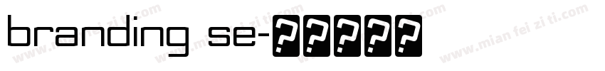 branding se字体转换
